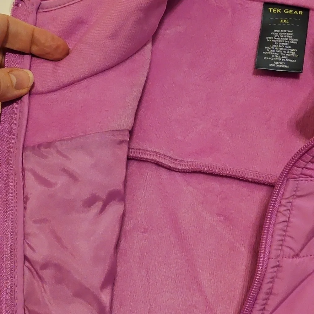 Tek Gear Women's Pink Lilac Quilted Vest NWT - Picture 6 of 12